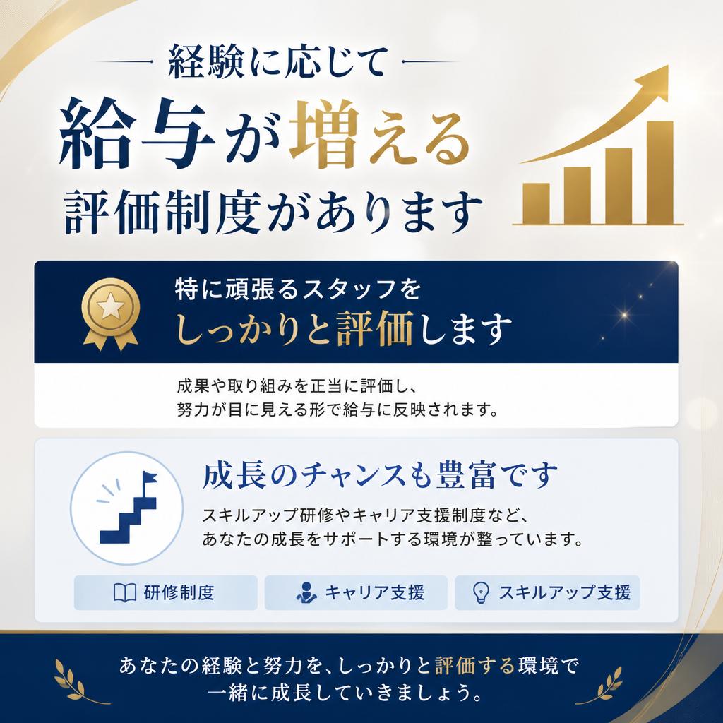 高待遇と成長のチャンス