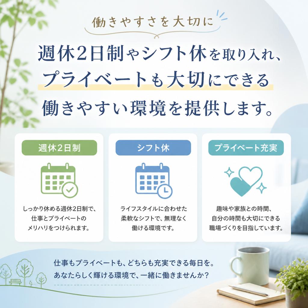 働きやすい職場環境