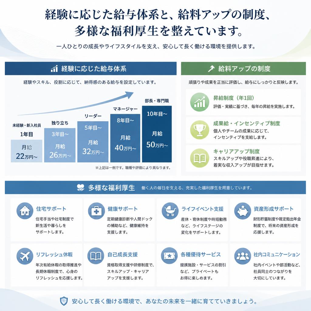 給与と福利厚生