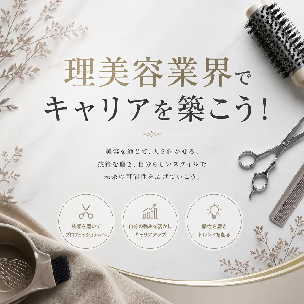 理美容業界でキャリアを築こう！