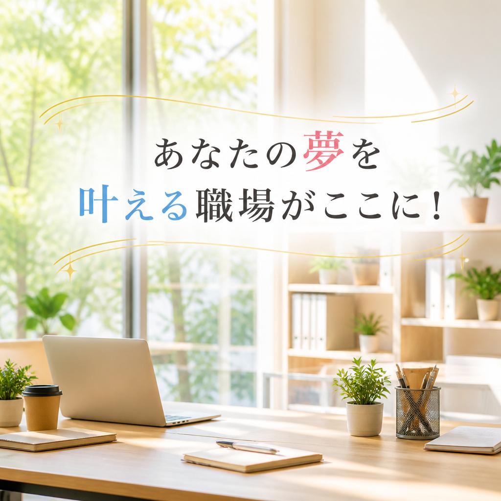 あなたの夢を叶える職場がここに！