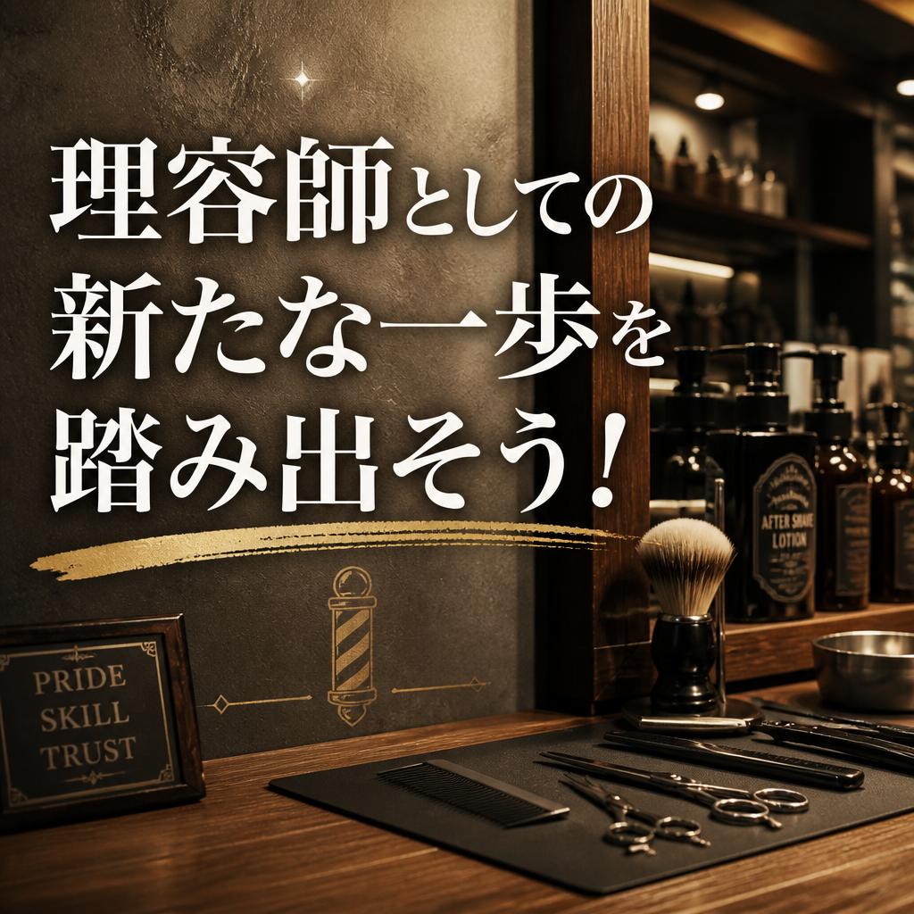 理容師としての新たな一歩を踏み出そう！
