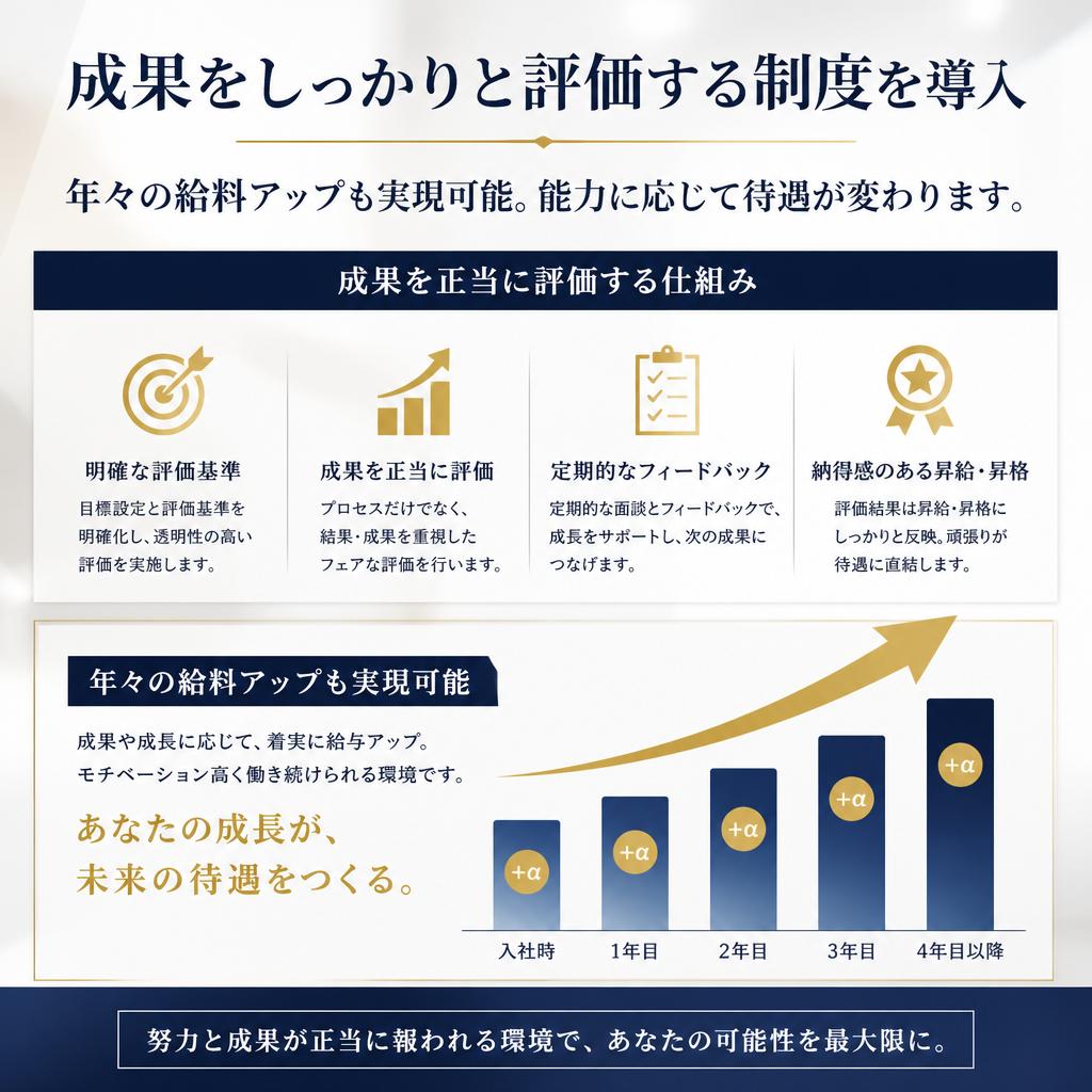 給与と待遇の充実
