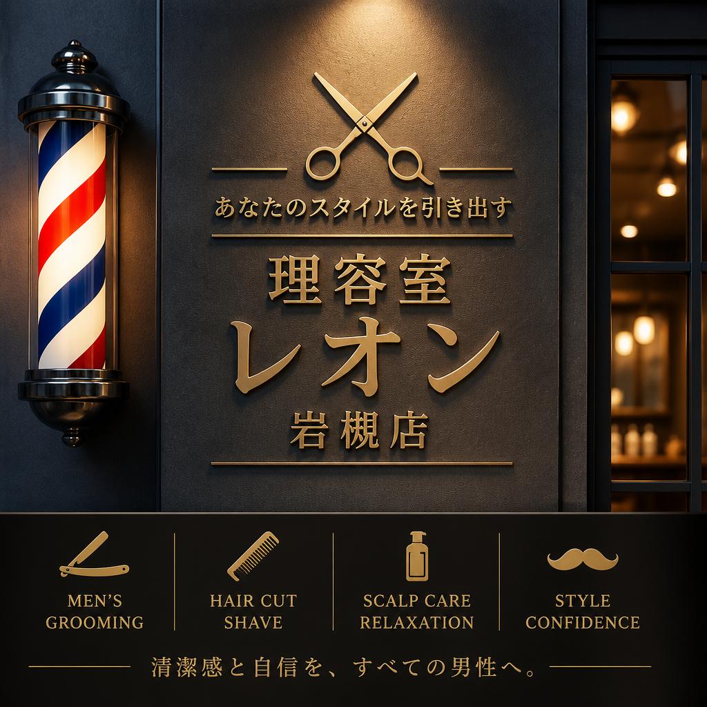 あなたのスタイルを引き出す、理容室レオン岩槻店