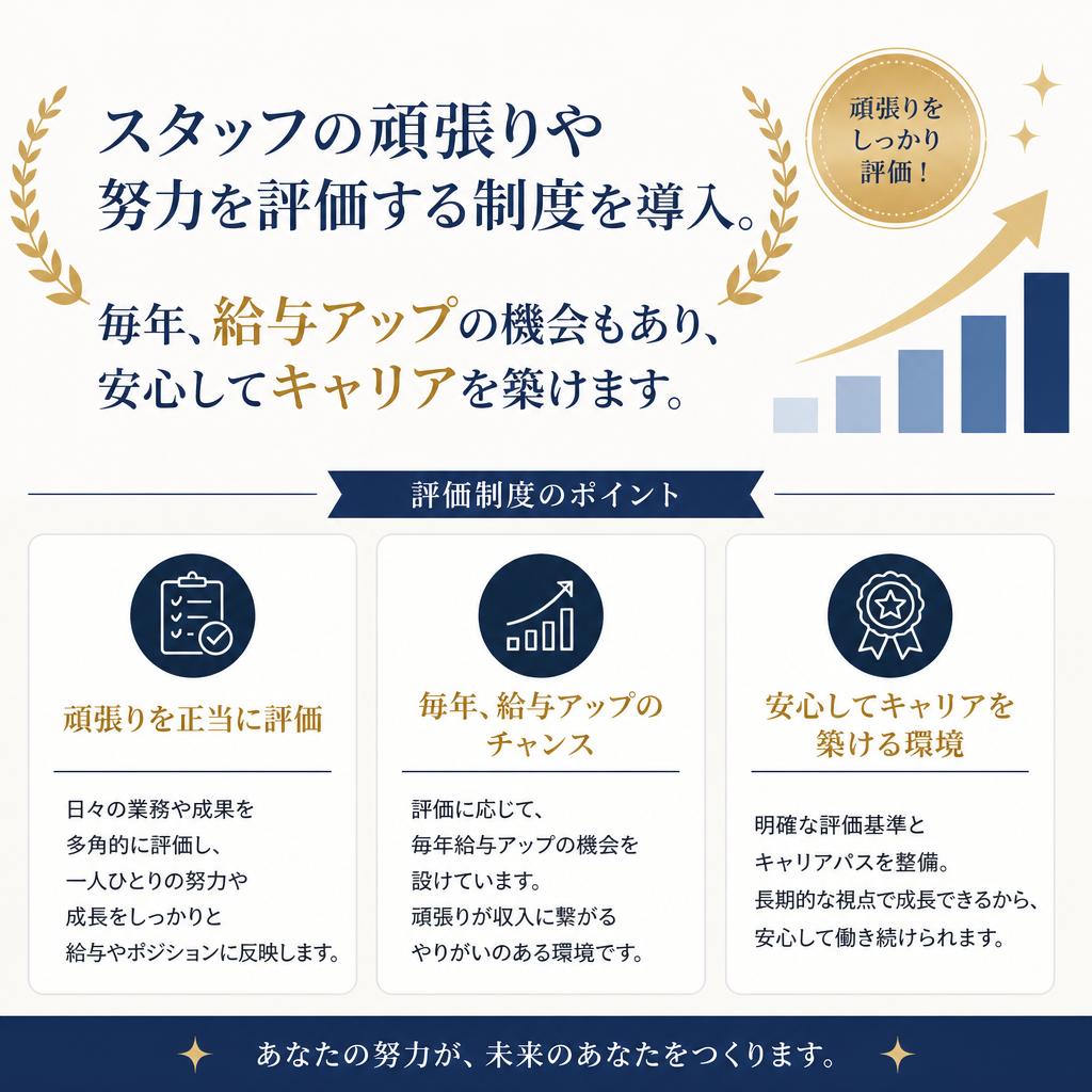4. 成長を実感できる制度