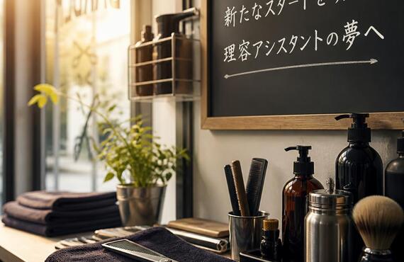 新たなスタートを切る理容アシスタントの夢へ