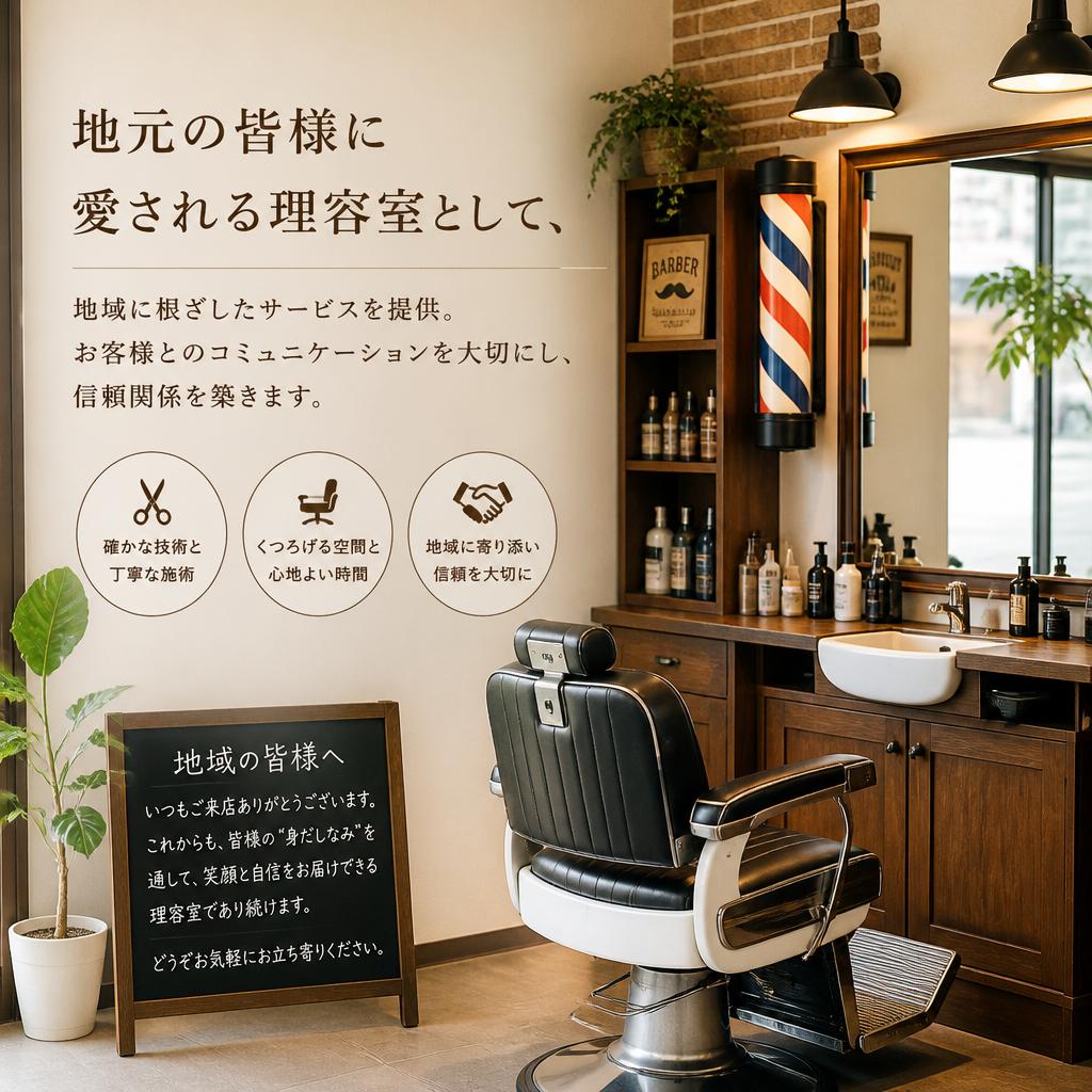 地域密着のサービス