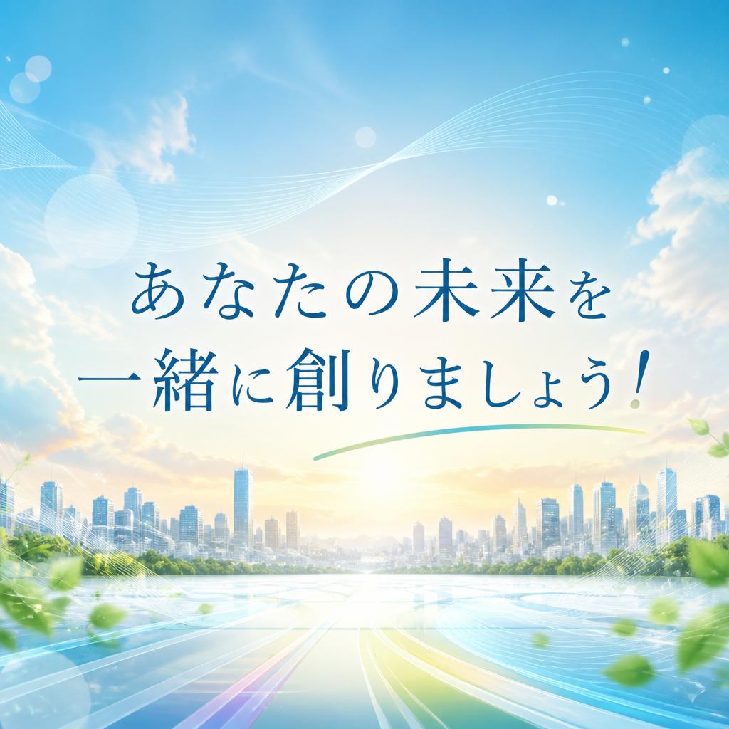 あなたの未来を一緒に創りましょう！