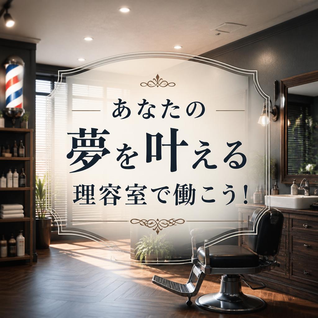 あなたの夢を叶える理容室で働こう！